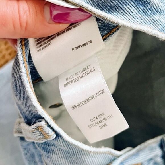 AGOLDE Dame Wide Leg Jeans Sz. 26 - Picture 7 of 8